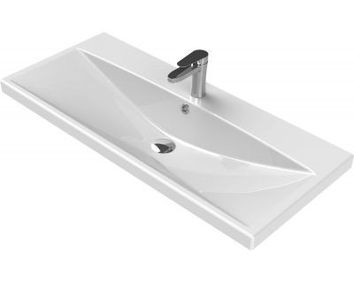 Умывальник Elite 120х45 мебельный/подвесной без крепления, белый