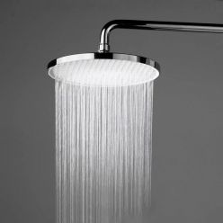 Душевая колонна FONTE на 3 потока с фиксированным изливом и механическим смесителем, хром 