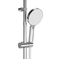 Душевая колонна FONTE на 3 потока с пов.изливом с термостатически смесителем, хром