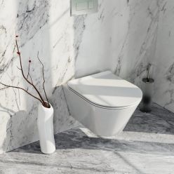 PLMR.wc.02 Унитаз PLAZA Modern подвесной, безободковый с крепежом