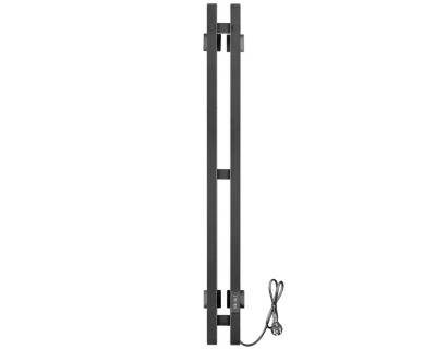 Полотенцесушитель электрический Ростела Слим 2 70х1800/2 (Ral 9005, с крючком, диммер)