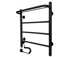 Полотенцесушитель электрический Ростела Пиано 500х600/4 (диммер, левый) Ral 9005