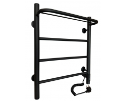 Полотенцесушитель электрический Ростела Пиано 500х600/4 (диммер, правый) Ral 9005