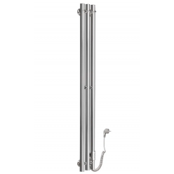Полотенцесушитель электрический Ростела Мини 3 108х1000/3 (хром, с крючком, диммер)