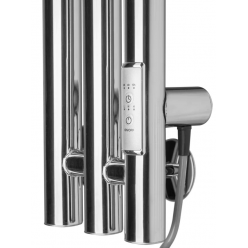 Полотенцесушитель электрический Ростела Мини 3 108х1000/3 (хром, с крючком, диммер)