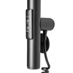 Полотенцесушитель электрический Ростела Мини 1 1200/1 (Ral 9005, с крючком, диммер)