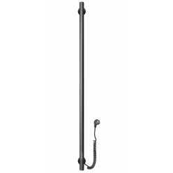 Полотенцесушитель электрический Ростела Мини 1 1200/1 (Ral 9005, с крючком, диммер)