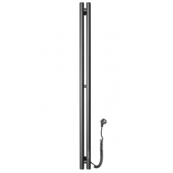 Полотенцесушитель электрический Ростела Мини 2 50x1000/2 (Ral 9005, с крючками, диммер)