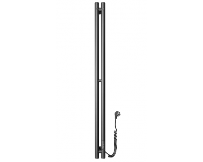 Полотенцесушитель электрический Ростела Мини 2 50x1000/2 (Ral 9005, с крючками, диммер)