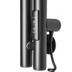 Полотенцесушитель электрический Ростела Мини 2 50x1000/2 (Ral 9005, с крючками, диммер)