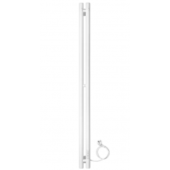 Полотенцесушитель электрический Ростела Мини 2 50x1200/2 (Ral 9016, с крючками, диммер)