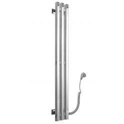 Полотенцесушитель электрический Ростела Слим 3 120х1200/3 с крючками (диммер) хром