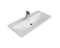 Умывальник мебельный CeraStyle Elite 100x45 белый