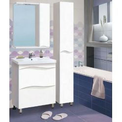 Зеркало-шкаф Vako Аква 70x70 с подсветкой, правый