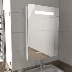 Зеркало-шкаф Emmy Донна 50x70, с подсветкой, правый