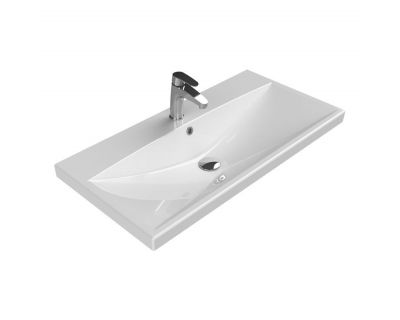 Умывальник Elite 90х45 мебельный/подвесной без крепления, белый, VB032N82U00