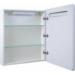 Зеркало-шкаф Emmy Донна 50x70, с подсветкой, правый