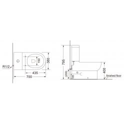 Напольный унитаз Porta Senator-2