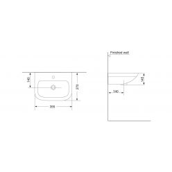 Умывальник Porta WL 004