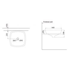 Умывальник Porta LAGUNA