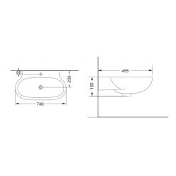 Умывальник Porta Libra