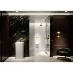 Профиль для душа TECEdrainprofile, c цветным PVD покрытием 1200*55 глянец, позолоченный