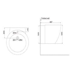 Умывальник Porta SIRENA