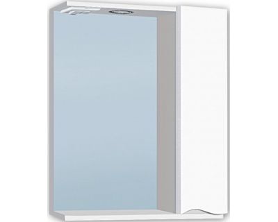 Зеркало-шкаф Vako Аква 70x70 с подсветкой, правый