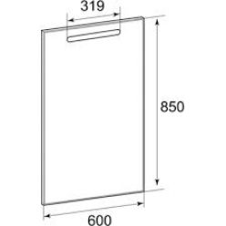 Тумба под умывальник Roca The Gap 60 ZRU9302734 белый матовый