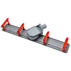 Водосточный желоб Pestan Confluo Premium Line GLASS 450 черное стекло/золото, 13100095