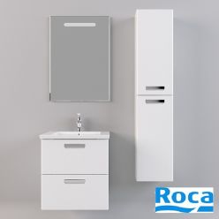 Тумба под умывальник Roca The Gap 80 ZRU9302732 белый матовый