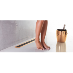 Водосточный желоб Pestan Confluo Premium Line GLASS 450 черное стекло/золото, 13100095