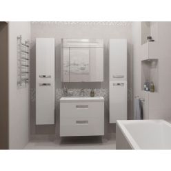 Тумба под умывальник Roca The Gap 80 ZRU9302877 белый глянец