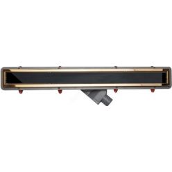 Водосточный желоб Pestan Confluo Premium Line GLASS 450 черное стекло/золото, 13100095