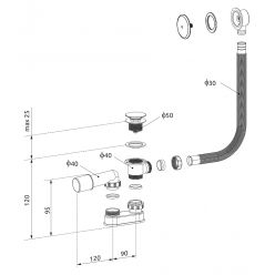 Сифон для ванн Radaway R135