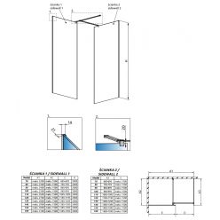 Душевые кабины Radaway Modo New III 110 389114-01-01+ Modo New II