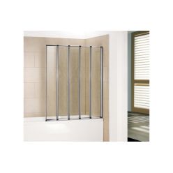 Шторка для ванны BAS Good Door SCREEN GR5-120-C-CH, 120x140 складная прозрачное стекло