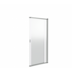 Шторка для ванны BAS Good Door SCREEN SL-100-C-B (черный профиль), 100х140 см прозрачное стекло
