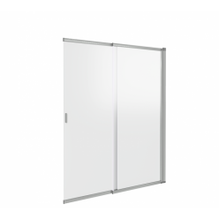 Стеклянная шторка на ванну BAS Good Door SCREEN SL-100-C-CH, 100, слайдер