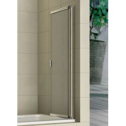 Стеклянная шторка на ванну BAS Good Door SCREEN SLR-100-C-CH, 100x140 раздвижная