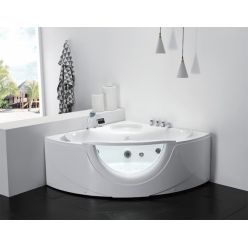 Гидромассажная ванна Gemy G9097 K с прозрачным экраном 151х151х68.5