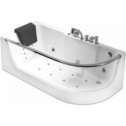 Гидромассажная ванна Gemy G9227 K с прозрачным экраном 165х80х58