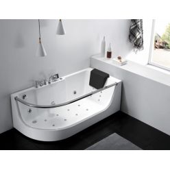 Гидромассажная ванна Gemy G9227 K с прозрачным экраном 165х80х58