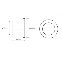 Крючок Bemeta Omega 102306062