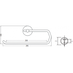 Полотенцедержатель Bemeta Omega 146403152