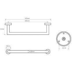 Поручень Bemeta Omega 104307611