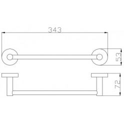 Полотенцедержатель 34,3 см Rav Slezak Colorado COA0701/30