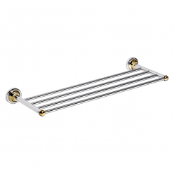 Держатель для полотенец Bemeta Retro 144202188, хром/золото 67 см