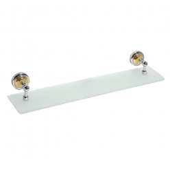 Стеклянная полка Bemeta Retro 144202248, хром/золото 60 см