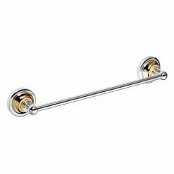 Полотенцедержатель Bemeta Retro 144204018, хром/золото 37 см